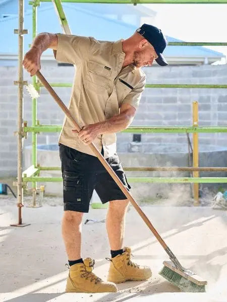 Bisley Flex & Move Stretch Denim Zip Cargo Pants BSHC1335 - City Workwear